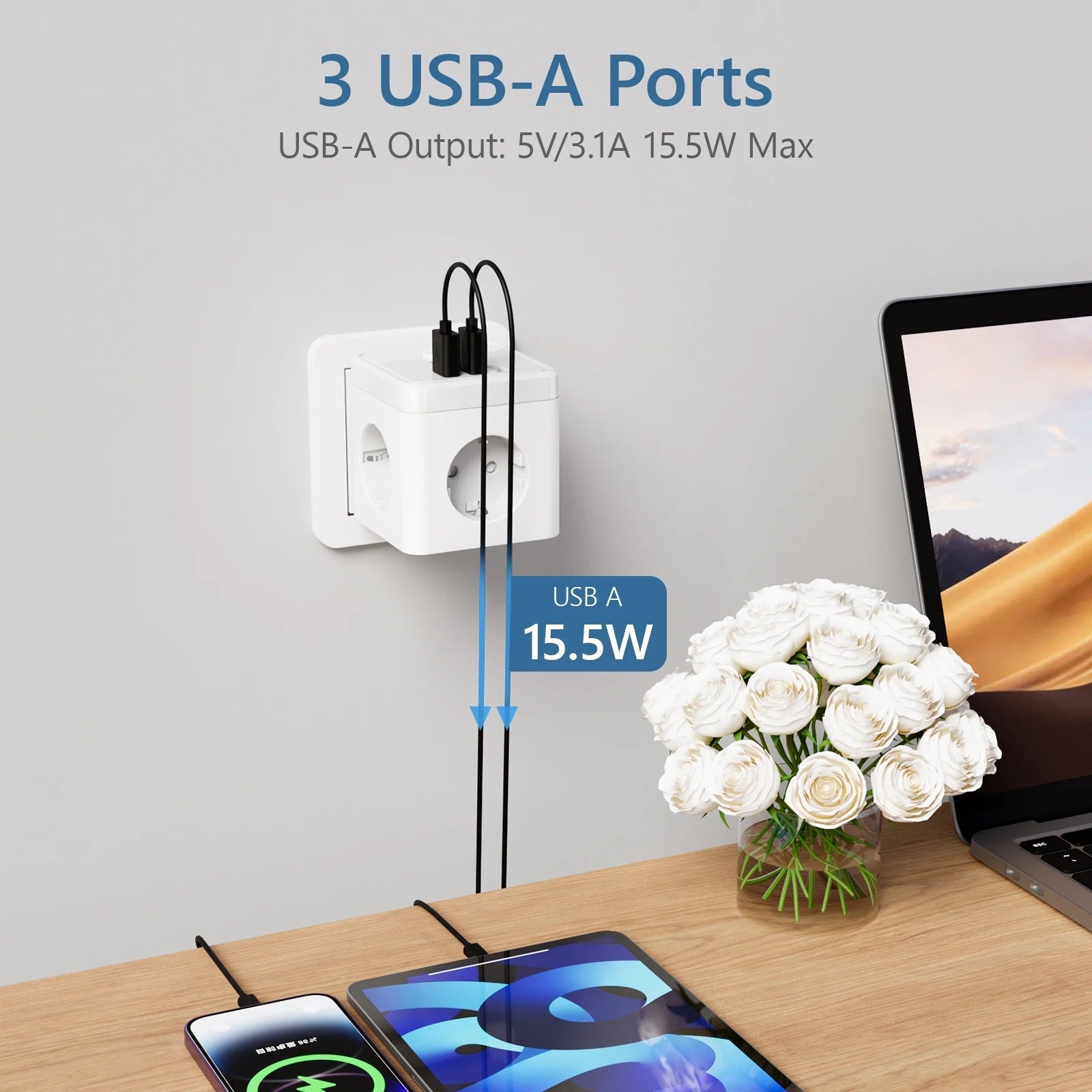 JINGMIN Cube Wall Socket